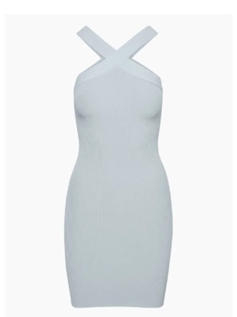NWT aritzia babaton sculpt knit halter dress